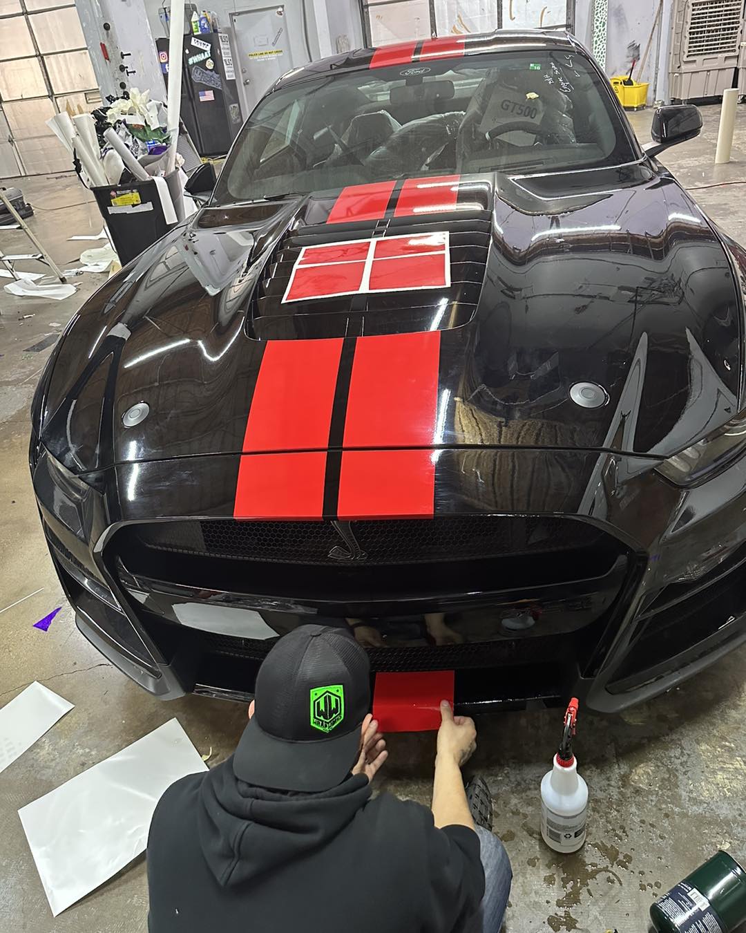 Vinyl Racing Stripes Installation